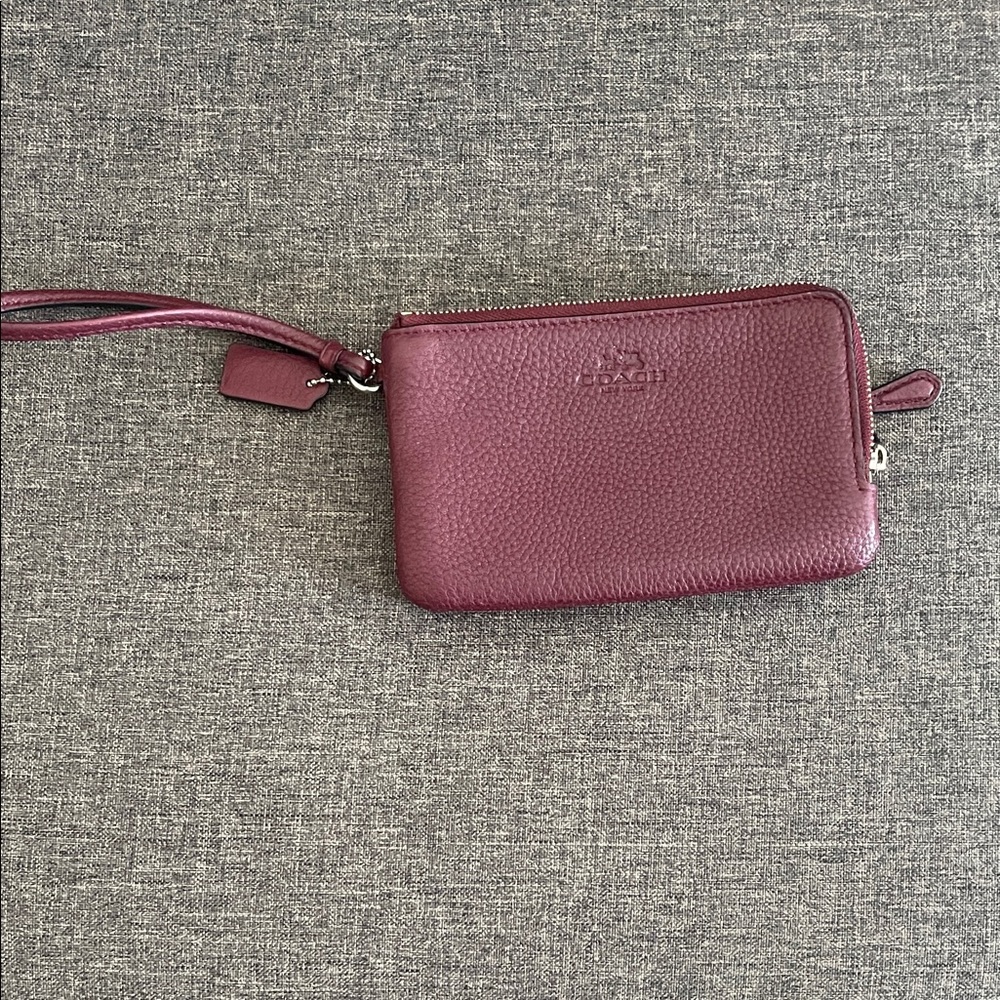 Coach Mulberry Wristlet Clutch